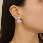 Load image into Gallery viewer, Glamour Galore Diamond Earrings - Reet Pehal
