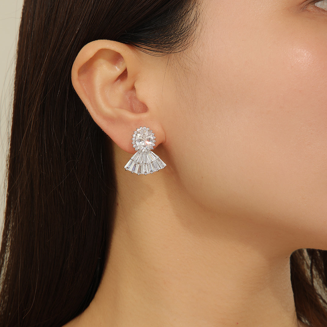 Glamour Galore Diamond Earrings - Reet Pehal