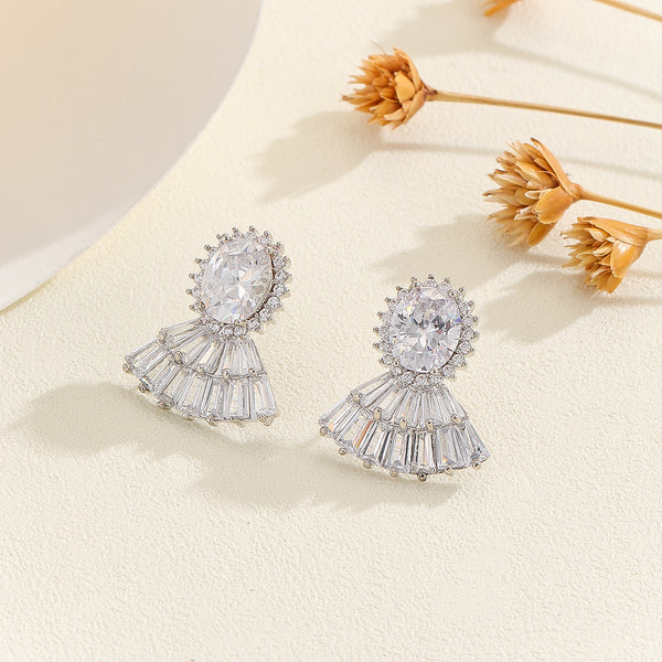 Glamour Galore Diamond Earrings - Reet Pehal