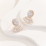 Load image into Gallery viewer, Glamour Galore Gold Earrings - Reet Pehal
