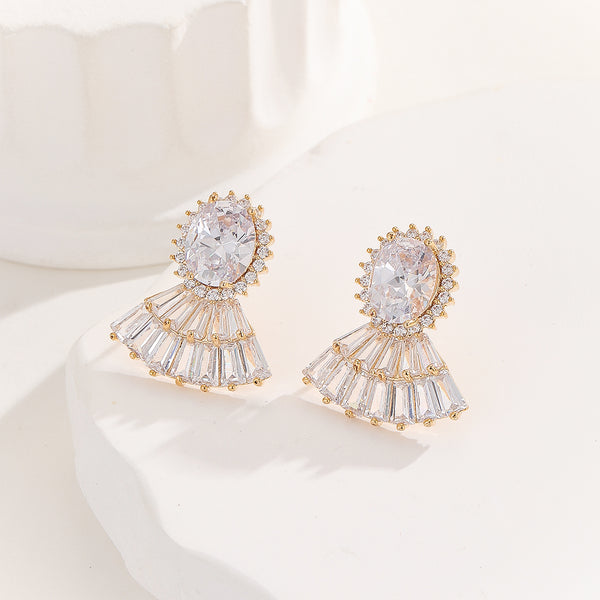 Glamour Galore Gold Earrings - Reet Pehal