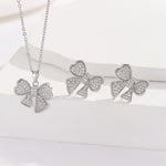 Load image into Gallery viewer, Silver Ribbon Bliss Pendant Set - Reet Pehal
