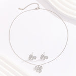 Load image into Gallery viewer, Silver Ribbon Bliss Pendant Set - Reet Pehal
