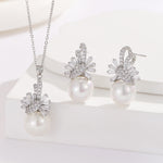 Load image into Gallery viewer, Radiant Flora Silver Pendant Set - Reet Pehal
