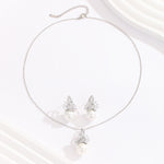 Load image into Gallery viewer, Radiant Flora Silver Pendant Set - Reet Pehal
