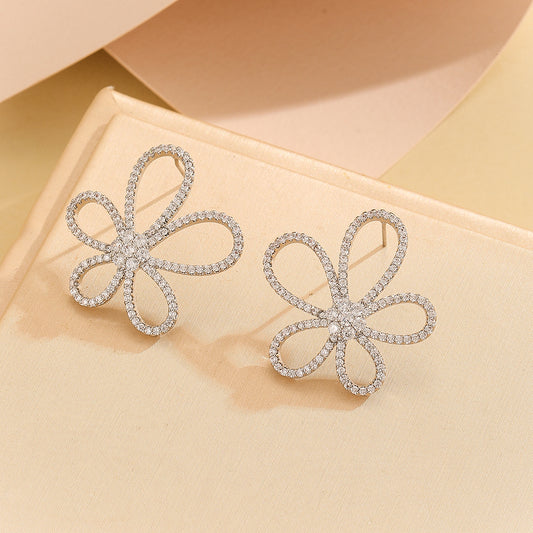 Petals of Perfection Silver Earrings - Reet Pehal