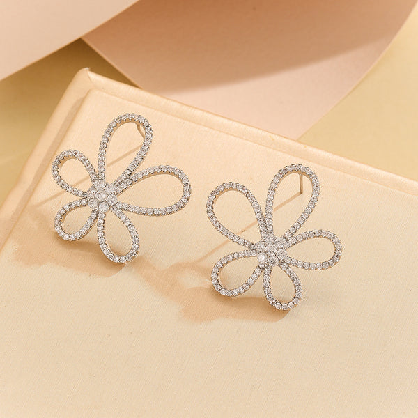 Petals of Perfection Silver Earrings - Reet Pehal