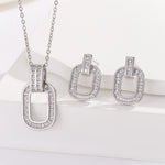 Load image into Gallery viewer, Minimalist Shine Silver Pendant Set - Reet Pehal
