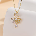 Load image into Gallery viewer, Ornate Love Blossom Gold pendant - Reet Pehal
