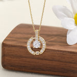 Load image into Gallery viewer, Dazzling Gold Dancing Diamond Pendant - Reet Pehal
