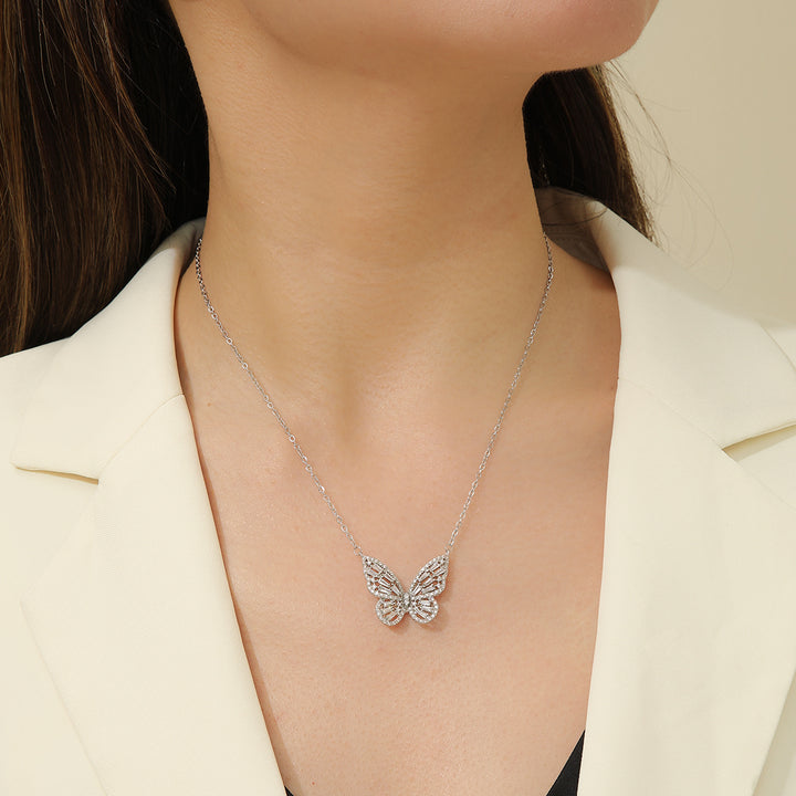 Radiant Wings Silver Pendant - Reet Pehal