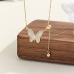 Load image into Gallery viewer, Gorgeous Butterfly Bliss Gold Pendant - Reet Pehal
