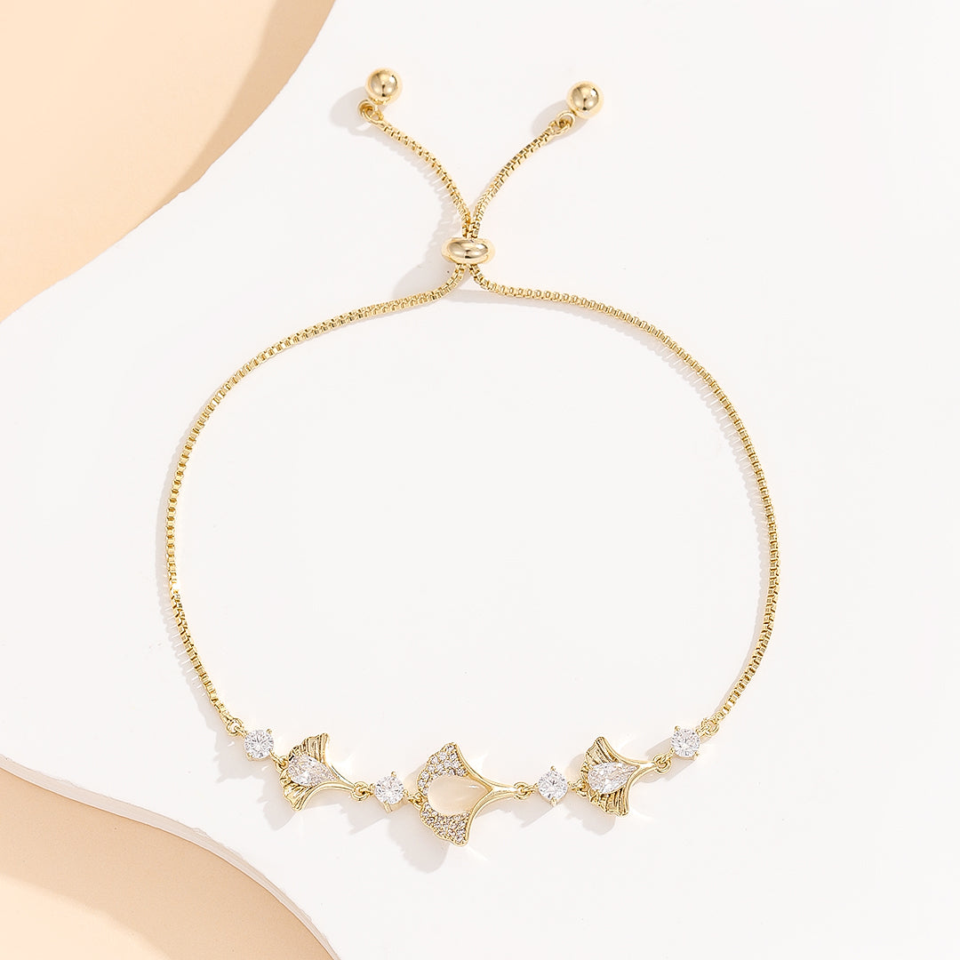 Lovely Gold Seashell Serenade Bracelet - Reet Pehal