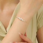 Load image into Gallery viewer, Sparkling Centerpiece Gold Bracelet - Reet Pehal
