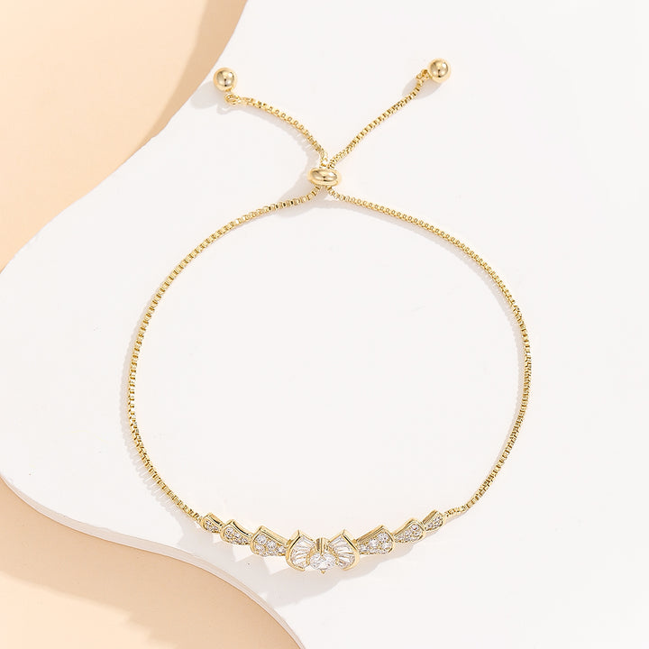 Sparkling Centerpiece Gold Bracelet - Reet Pehal