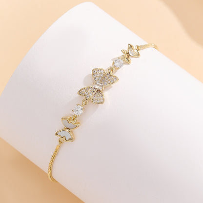 Breathtaking Gold Fluttering Beauty Bracelet