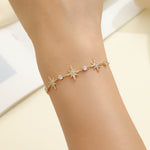 Load image into Gallery viewer, Luminous Gold Starfall Bracelet - Reet Pehal
