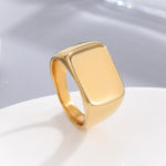 Load image into Gallery viewer, Refined Gold-Toned Classic Ring
