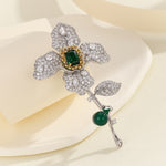 Load image into Gallery viewer, Floral Elegance Brooch - Reet Pehal
