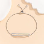 Load image into Gallery viewer, Shimmering Silver Bar Chain Bracelet - Reet Pehal
