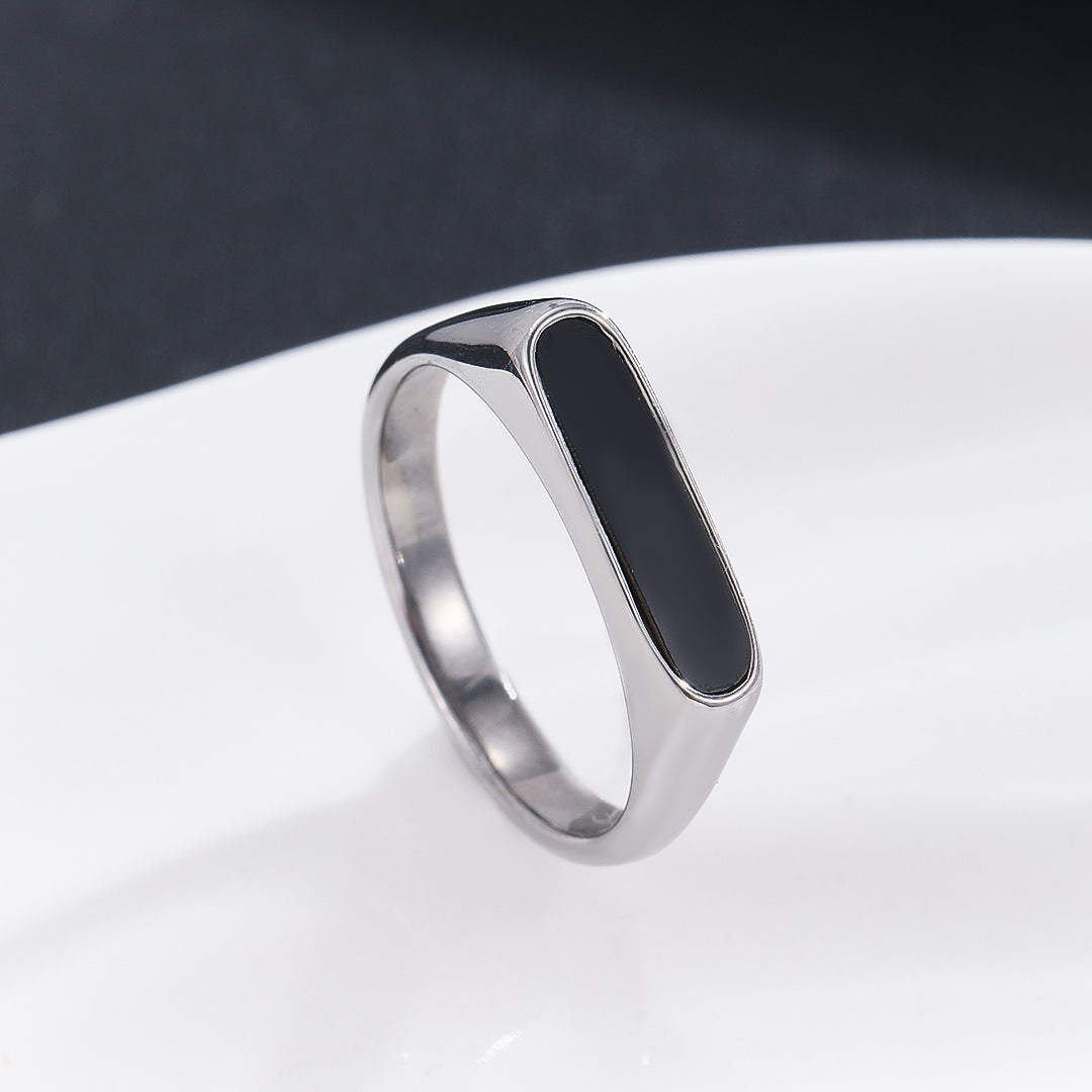 Strata Fusion Silver Ring