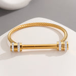 Load image into Gallery viewer, Enchanted Gold Embrace Bracelet
