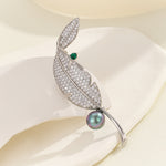 Load image into Gallery viewer, Serene Leaf Harmony Brooch - Reet Pehal
