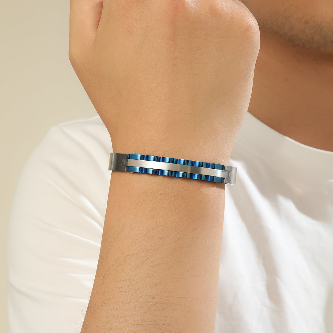 Bold Azure Men's Cuff