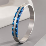 Load image into Gallery viewer, Bold Azure Men&#39;s Cuff
