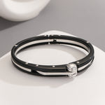 Load image into Gallery viewer, Spectacular Monarch Jet Black Cuff
