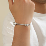 Load image into Gallery viewer, Enchanted Silver Embrace Bracelet
