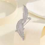 Load image into Gallery viewer, Sparkling Leaf Duo Brooch - Reet Pehal
