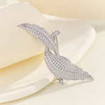 Load image into Gallery viewer, Sparkling Leaf Duo Brooch - Reet Pehal
