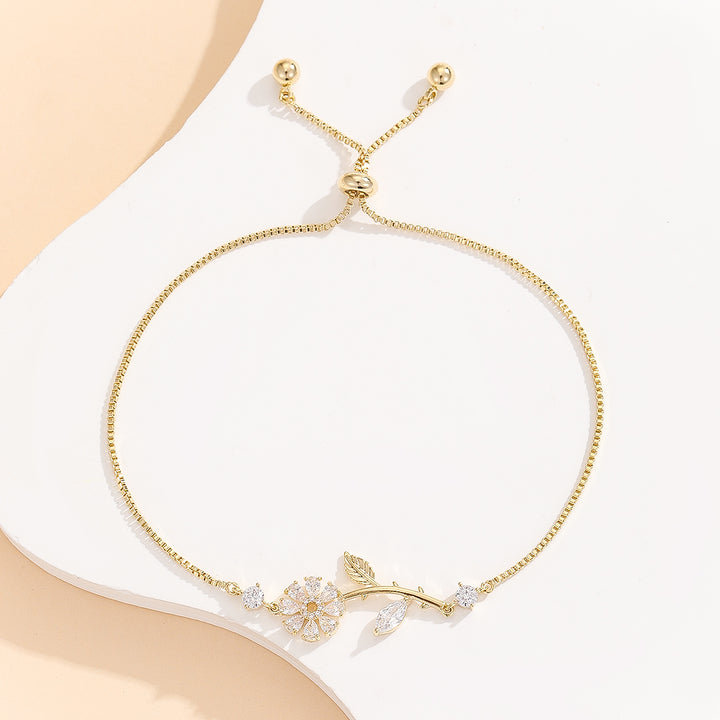 Tempting Gold Daisy Delight Bracelet - Reet Pehal