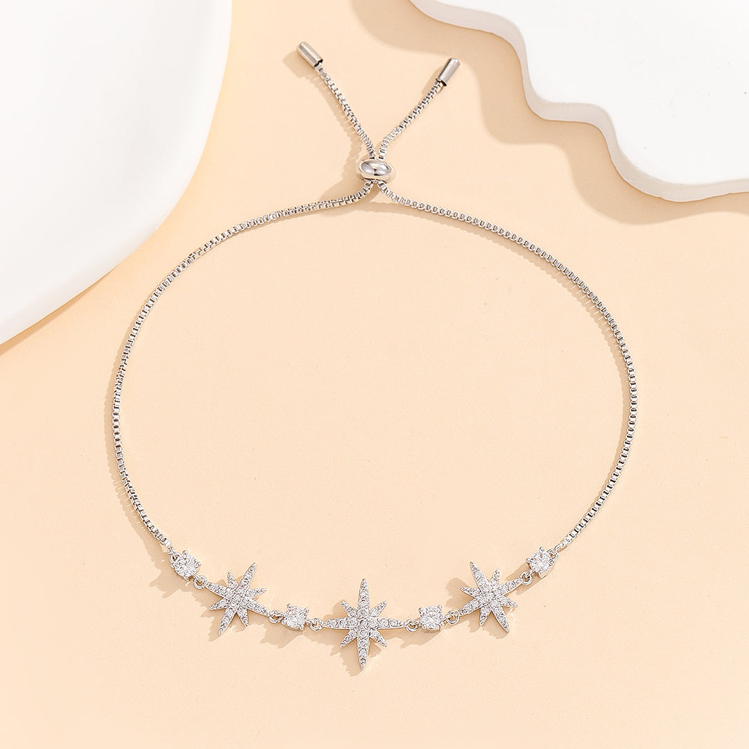 Luminous Silver Starfall Bracelet - Reet Pehal