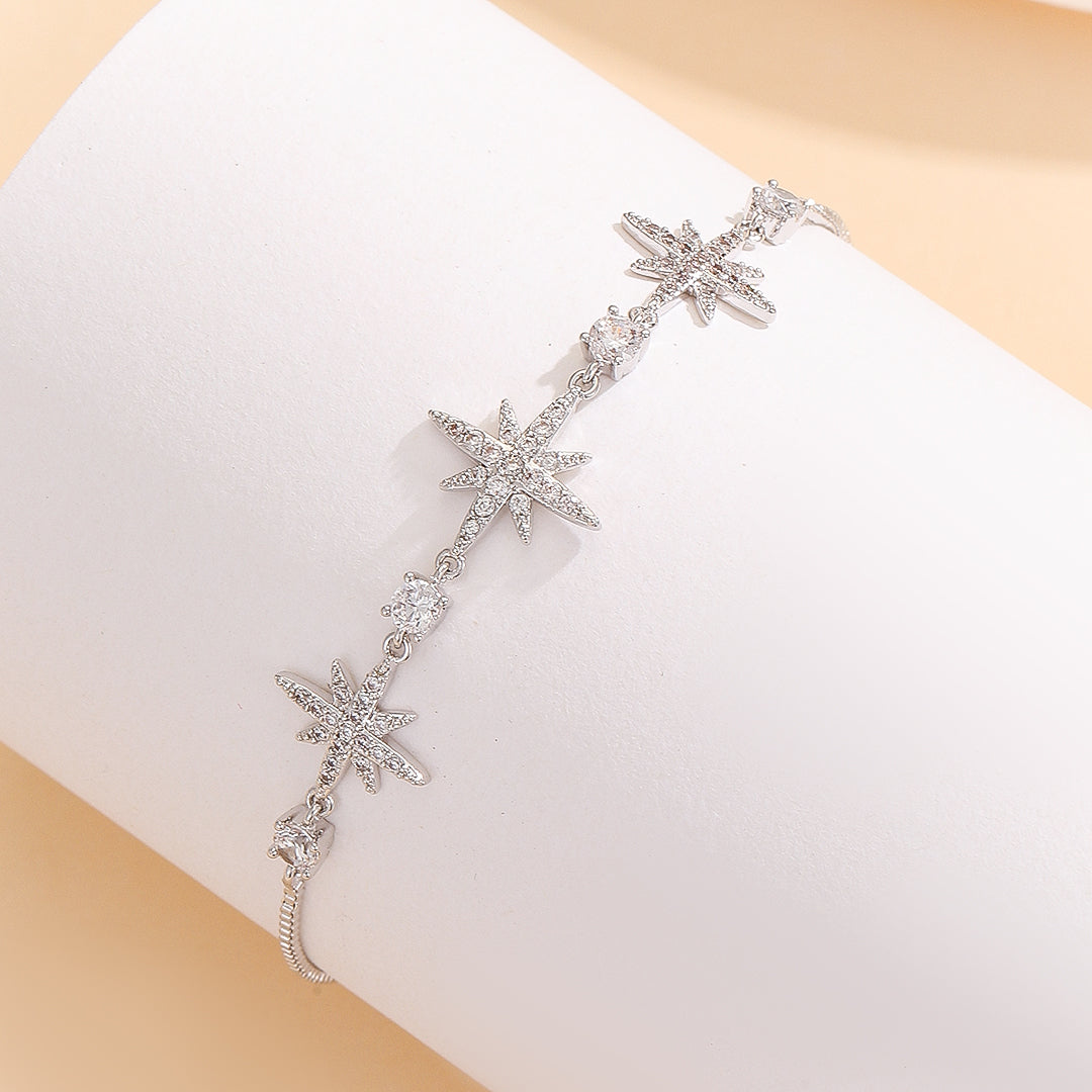 Luminous Silver Starfall Bracelet - Reet Pehal