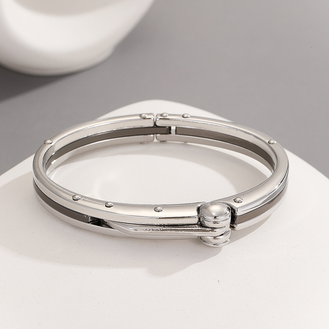 Sensational Midnight Grid Bangle