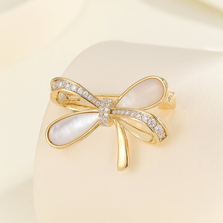 Chic Pearly Bow Pin - Reet Pehal