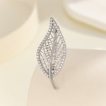 Load image into Gallery viewer, Enchanted Silver Leaf Brooch - Reet Pehal
