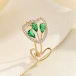 Load image into Gallery viewer, Enchanted Gold Tulip Brooch - Reet Pehal
