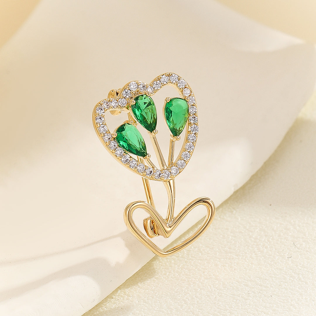 Enchanted Gold Tulip Brooch - Reet Pehal