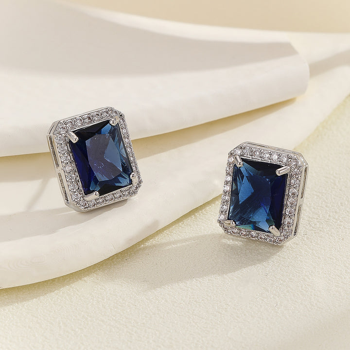 Gorgeous Sapphire Radiance Earrings - Reet Pehal