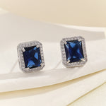 Load image into Gallery viewer, Gorgeous Sapphire Radiance Earrings - Reet Pehal
