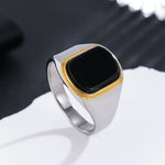 Load image into Gallery viewer, Radiant Black Statement Ring
