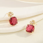 Load image into Gallery viewer, Magnificent Ruby-Blossom Earrings - Reet Pehal
