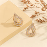 Load image into Gallery viewer, Pretty Golden Paisley Shaped Earring - Reet Pehal
