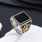 Load image into Gallery viewer, Imperial Onyx Signet Ring
