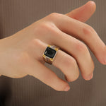 Load image into Gallery viewer, Trendy Grecian Shadow Ring” Website Description Unlock the
