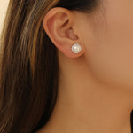 Load image into Gallery viewer, Classic Pearl Radiance Studs - Reet Pehal
