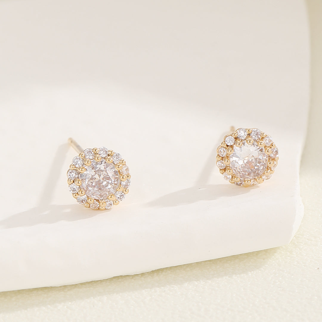 Stellar Sparkle Gold Earrings - Reet Pehal